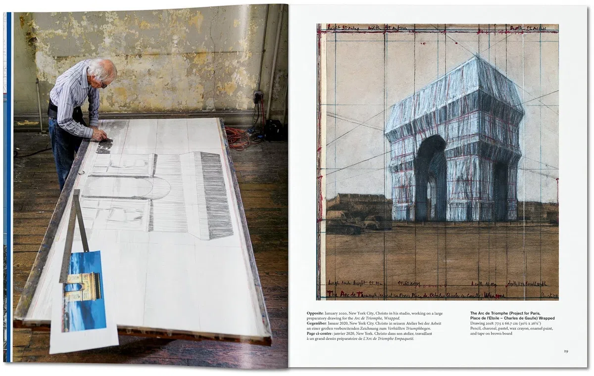 Christo and Jeanne-Claude. L'Arc de Triomphe, wrapped. Paris 1961-2021. Ediz. inglese, francese e tedesca. Advance edition