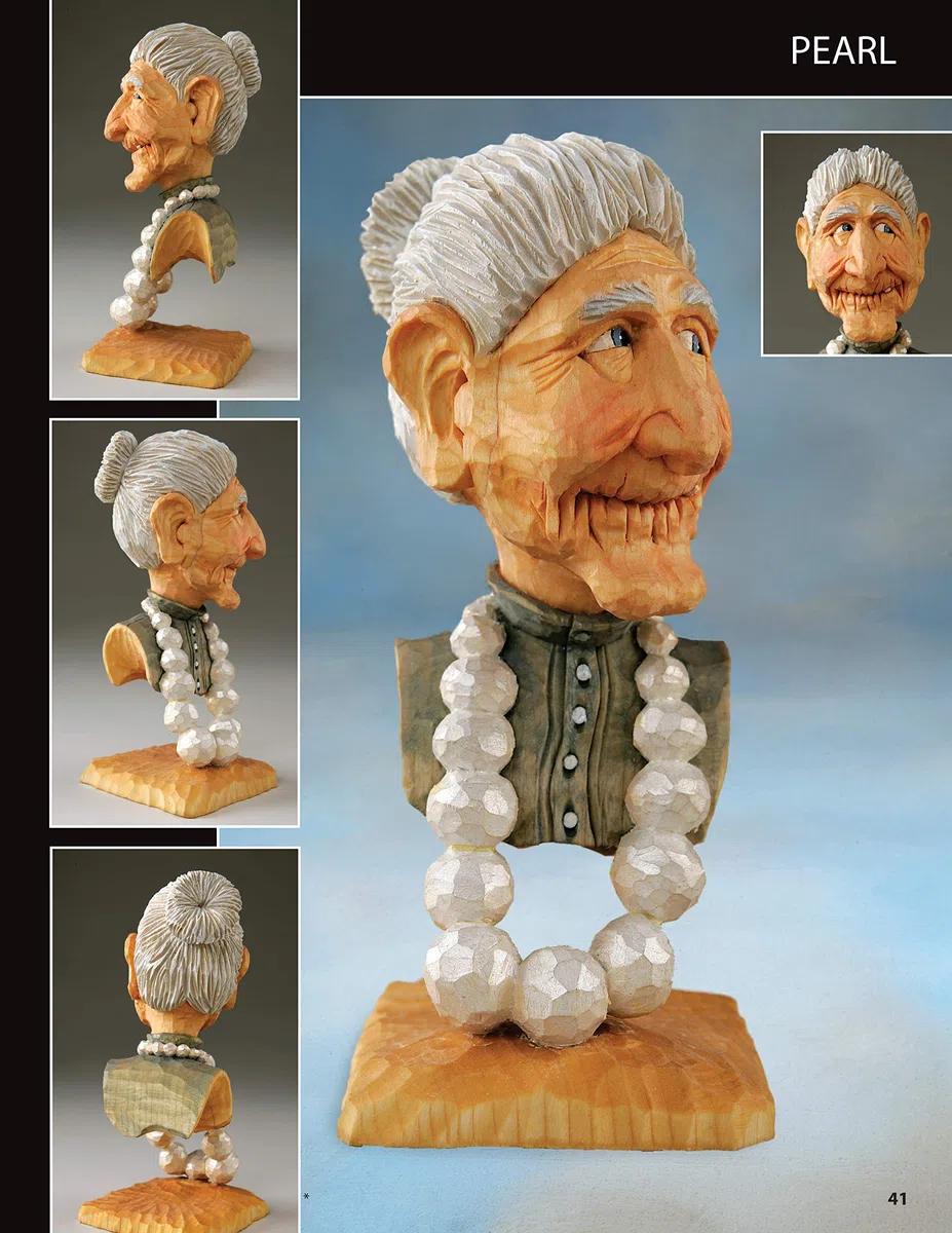 Caricature Carvers Showcase: 50 of the Best Designs and Patterns from the Caricature Carvers of America (Fox Chapel Publishing) 30 Featured CCA Members & Their Work