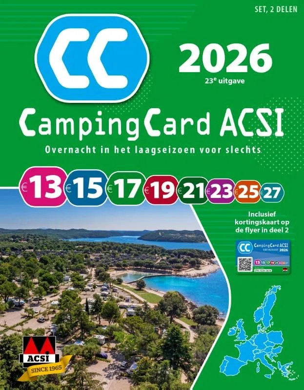 CampingCard ACSI 2026: Set 2 delen