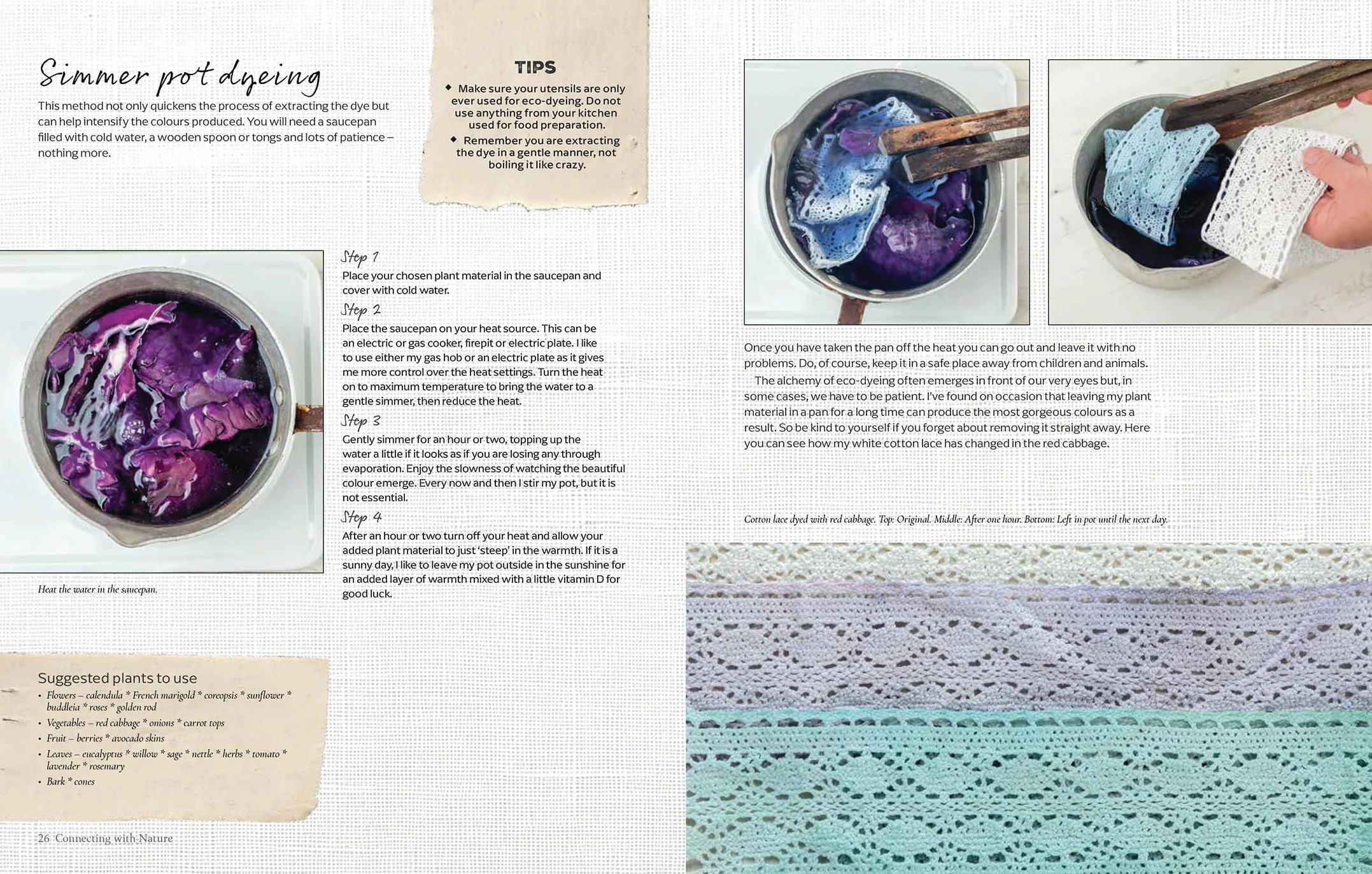 Connecting with Nature: Mindful Stitching and Textile Art Through the Seasons