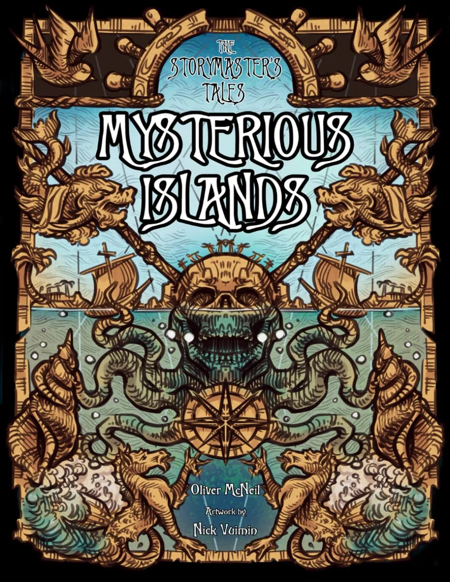 The Storymaster's Tales "Mysterious Islands": Become a Hero in a Pirate Family Tabletop RPG Boardgame Book. Kids, Teens and Adults. Solo-5 Players