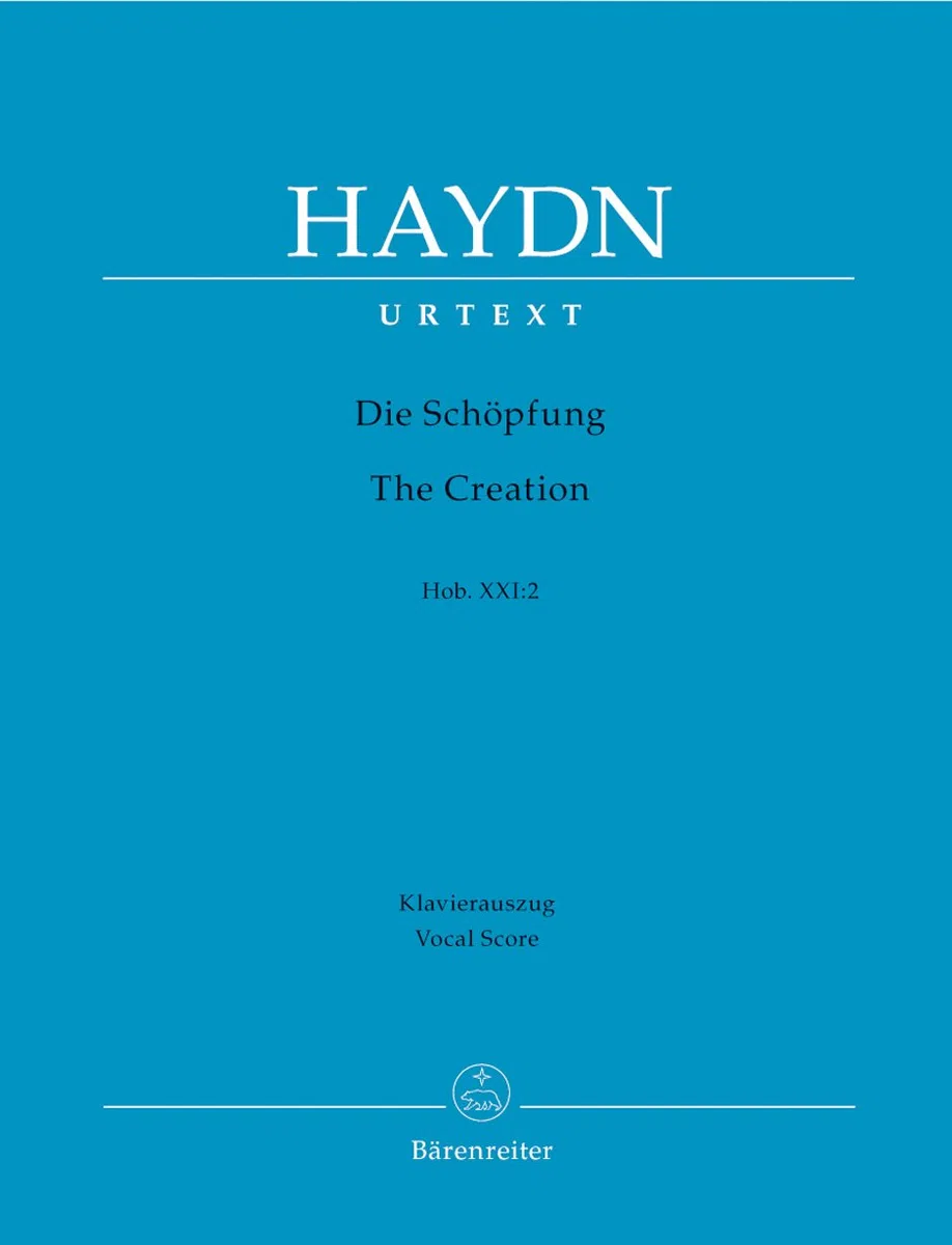 Die Schöpfung (The Creation) Hob. XXI:2. Klavierauszug vokal, Urtextausgabe