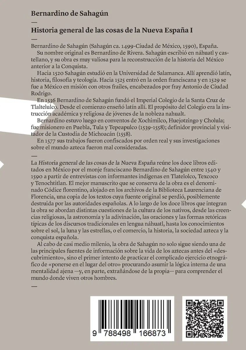 Historia general de las cosas de la Nueva España: Tomo I: 357