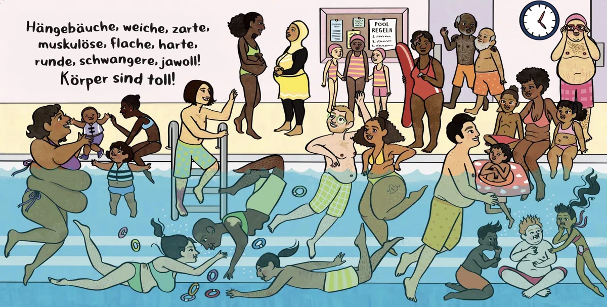 Körper sind toll: Ein fröhliches Liebe-Deinen-Körper-Bilderbuch. Durch Selbstakzeptanz und Body Positivity das Selbstbewusstsein von Kindern stärken. Vorlesebuch mit Reimen ab 3 Jahren.