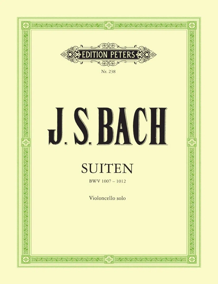 Bach: Cello Suites BWV 1007-1012 for Cello Solo (EP238)
