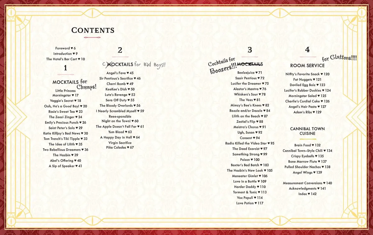 The Hazbin Hotel Bar Book: Drinks and Snacks for Wayward Sinners
