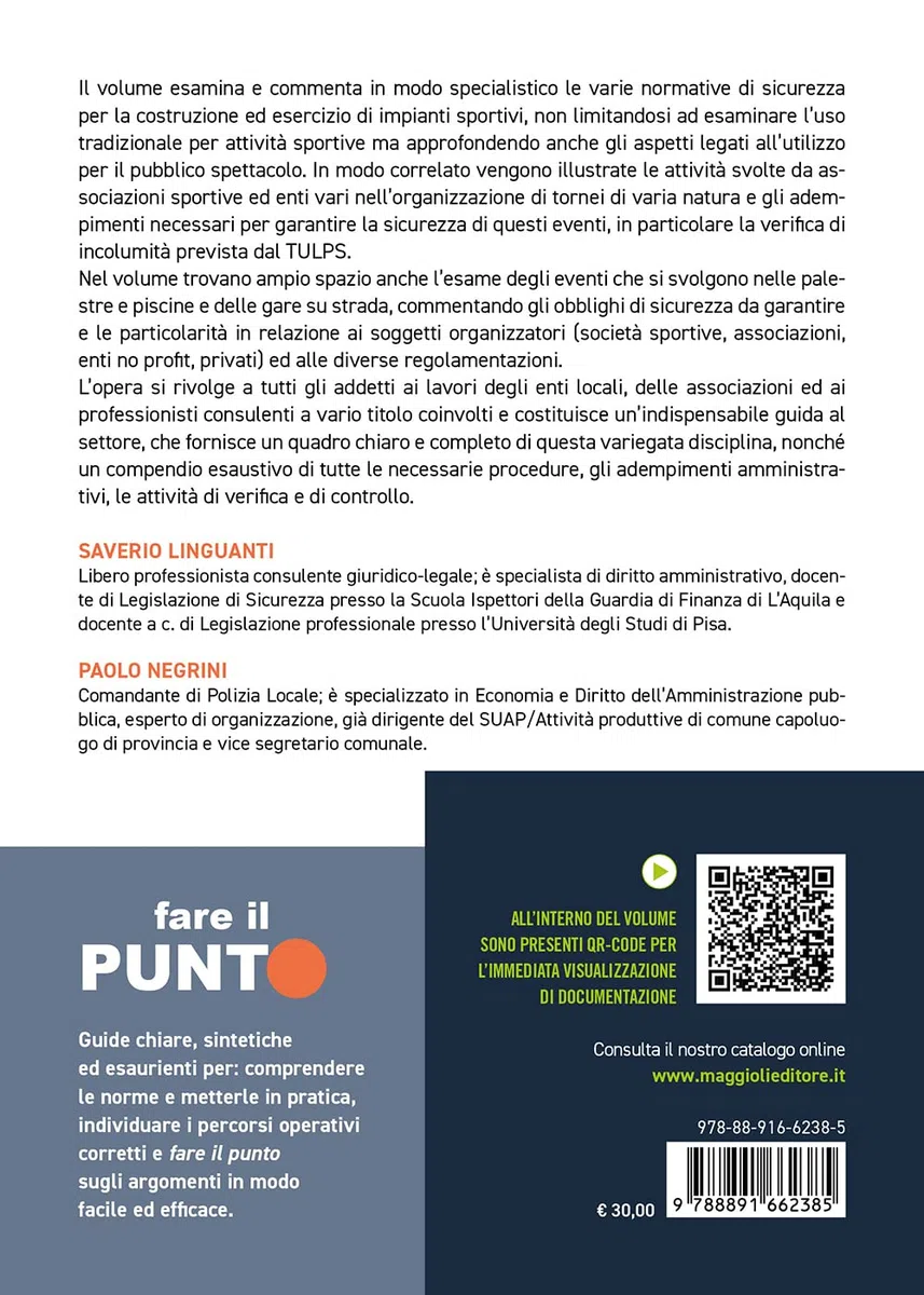 Impianti sportivi, competizioni ed eventi