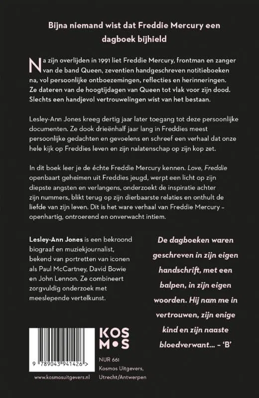 Love, Freddie: het geheime leven van Freddie Mercury