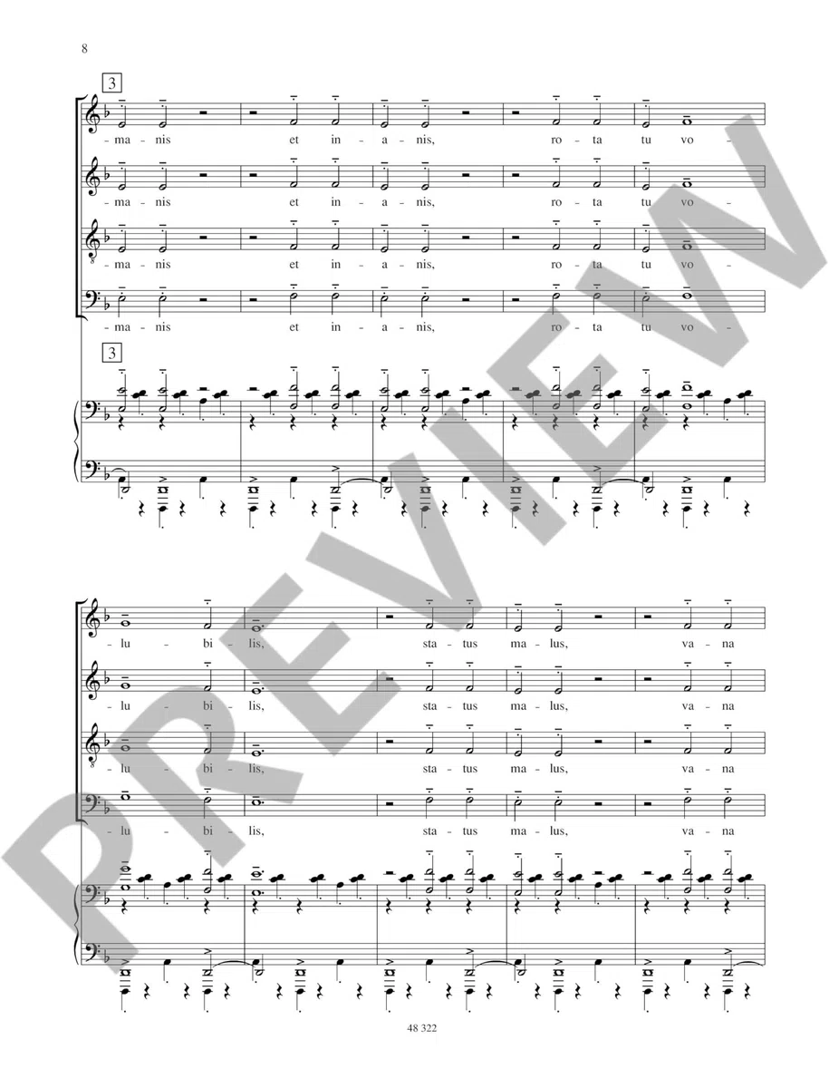 Carmina Burana Vocal Score: Cantiones profanae. Soli (STBar), gemischter Chor (SATB), Kinderchor und Orchester. Klavierauszug.