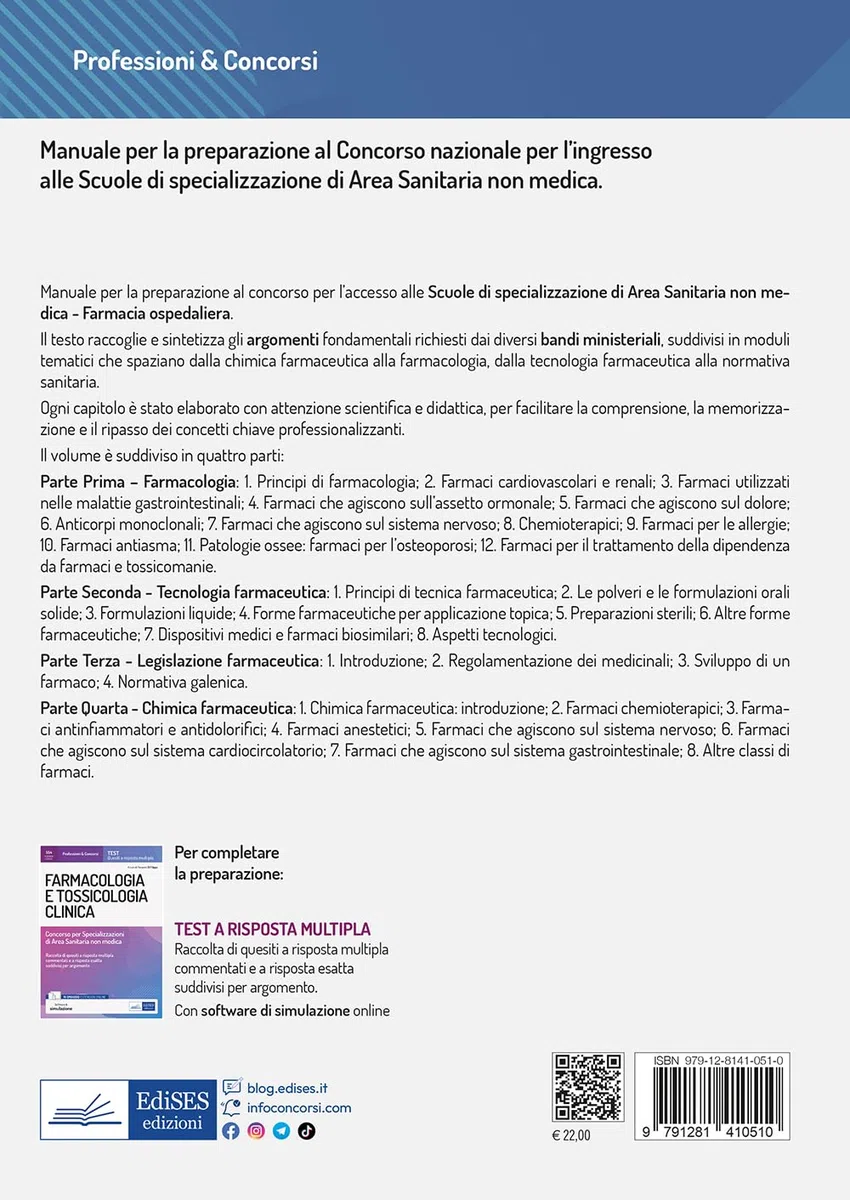 Farmacia Ospedaliera: Manuale per la preparazione