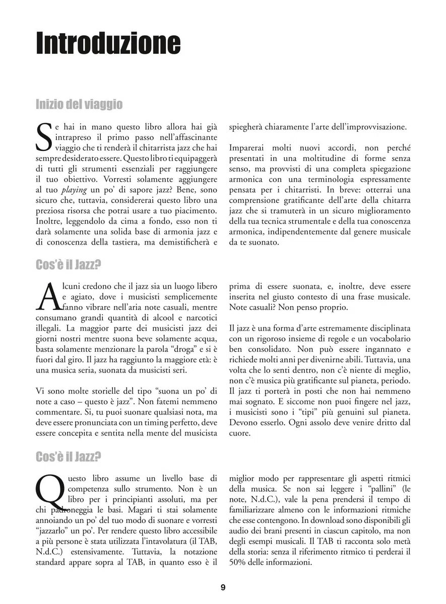 Esplora la chitarra jazz. Introduzione all'armonia jazz, alla tecnica e all'improvvisazione. Metodo. Con file audio per il download
