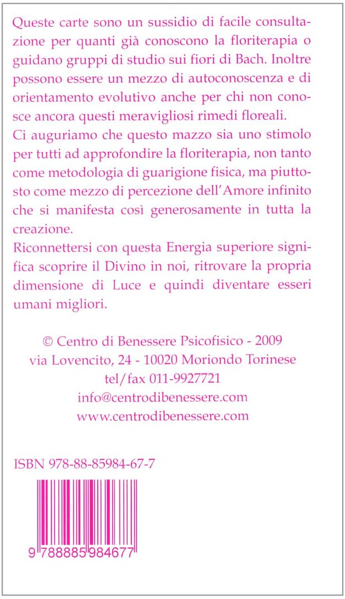 Le carte dei fiori di Bach