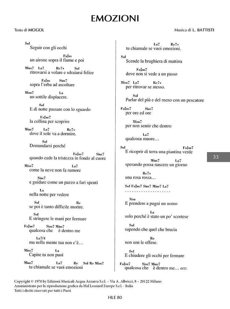 Lucio Battisti Supercanzoniere | 127 Testi e Accordi | Canzoniere Autorizzato con Spartito per Pianoforte e Chitarra | Spartito con Canzoni di Battisti | Musica Italiana per Cantanti e Musicisti