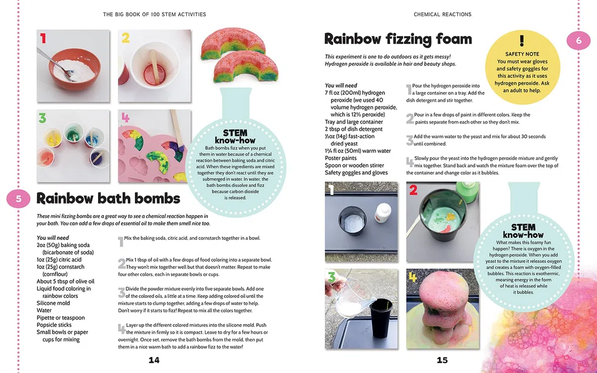 Big Book of 100 STEM Activities: Science Technology Engineering Math