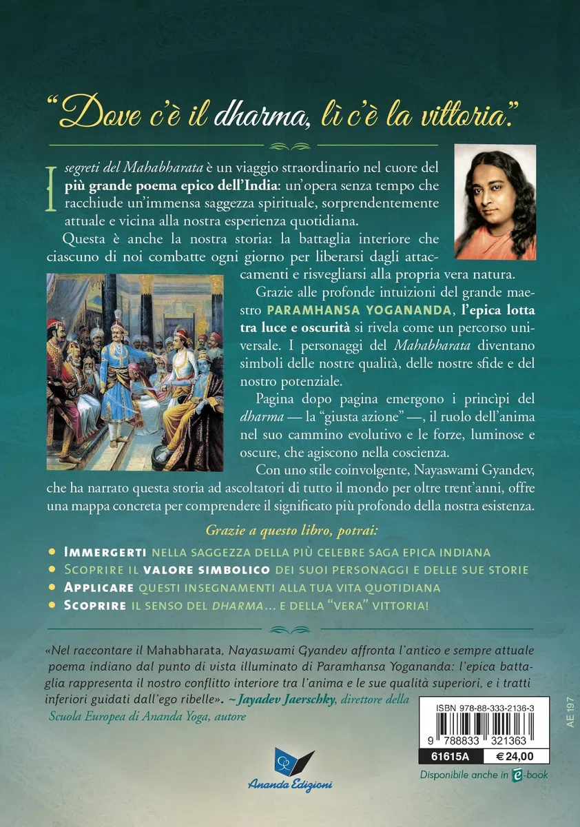 I segreti del Mahabharata. La battaglia delle vita rivelata da Paramhansa Yogananda