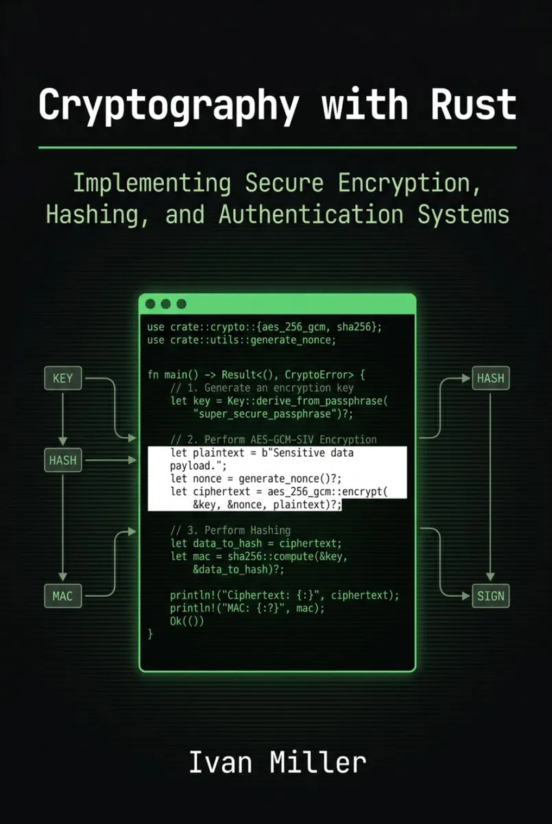 Cryptography with Rust: Implementing Secure Encryption, Hashing, and Authentication Systems