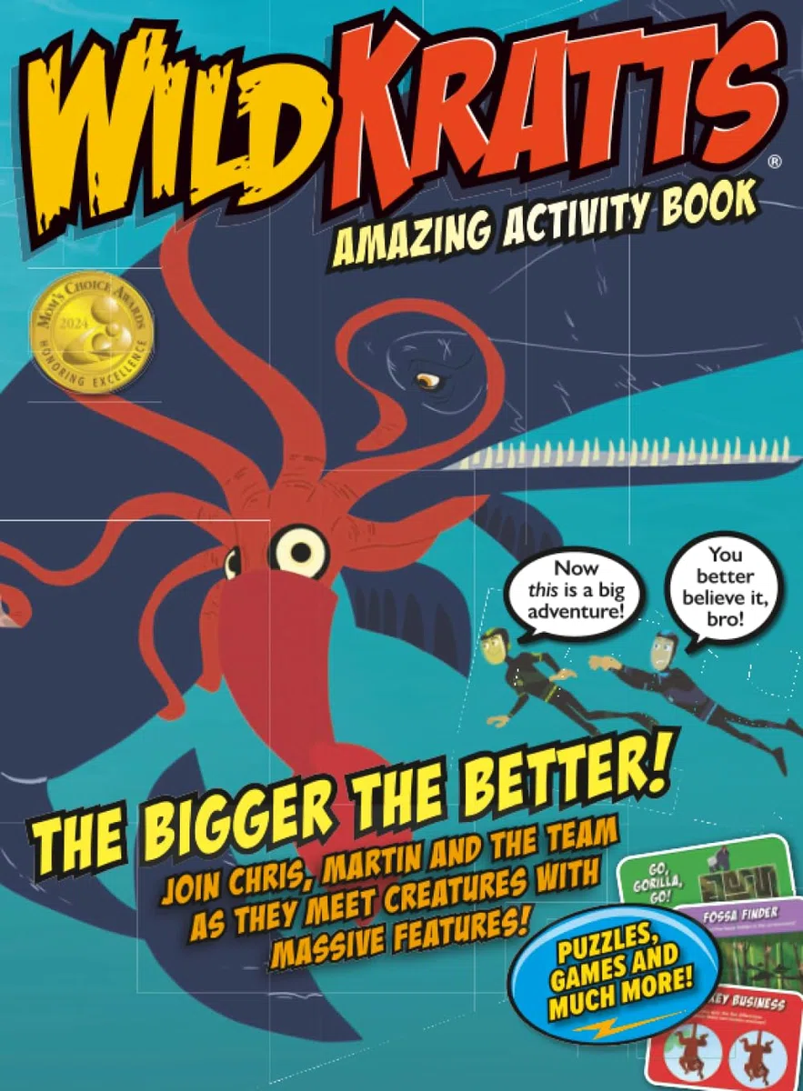 WILD KRATTS AMAZING ACTIVITY BOOK: THE BIGGER THE BETTER