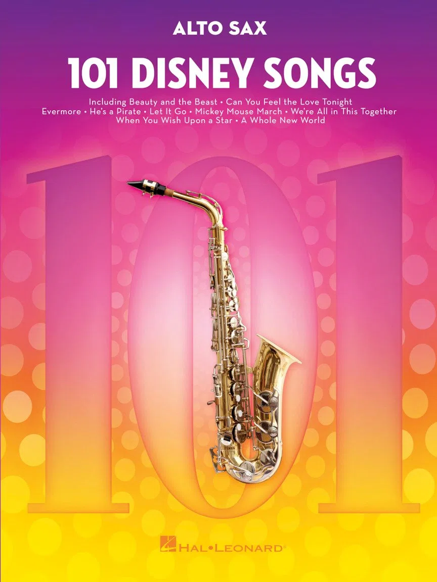 101 Disney Songs. Sassofono Contralto | Raccolta di 101 Canzoni Disney per Alto Sax | Libro di Spartiti Facili da Film e TV per Studio Esecuzione Repertorio e Tempo Libero per Fan Disney