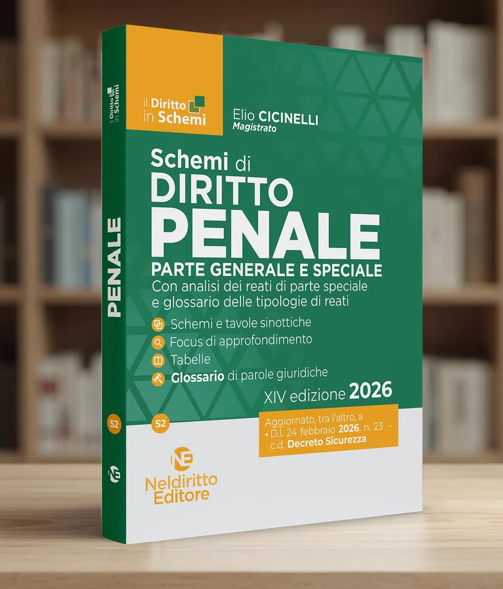Schemi di Diritto Penale 2026. Parte generale e speciale