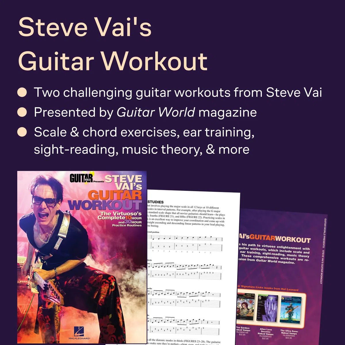 Guitar World Presents: Steve Vai's Guitar Workout: Steve Vai's Guitar Workout [Lingua inglese]