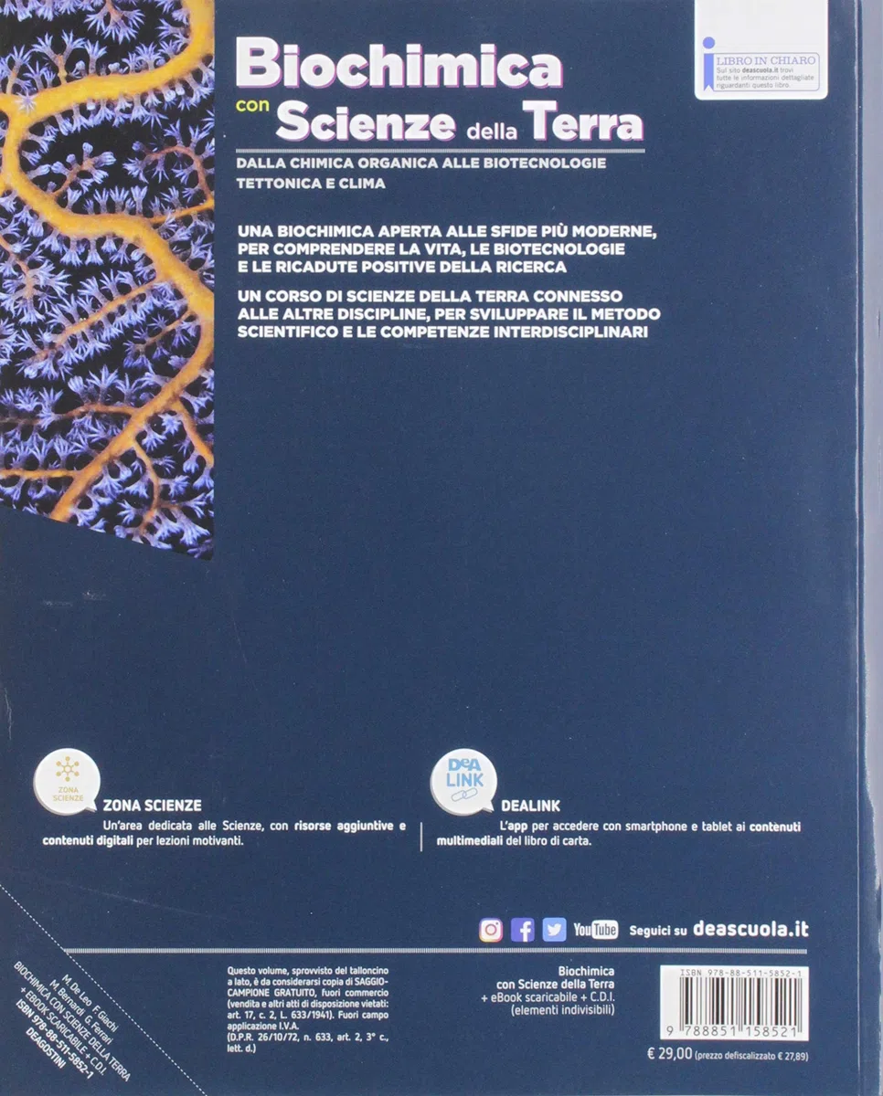 Connecting science. Biochimica base. Con Scienze della terra. Per le Scuole superiori. Con e-book. Con espansione online