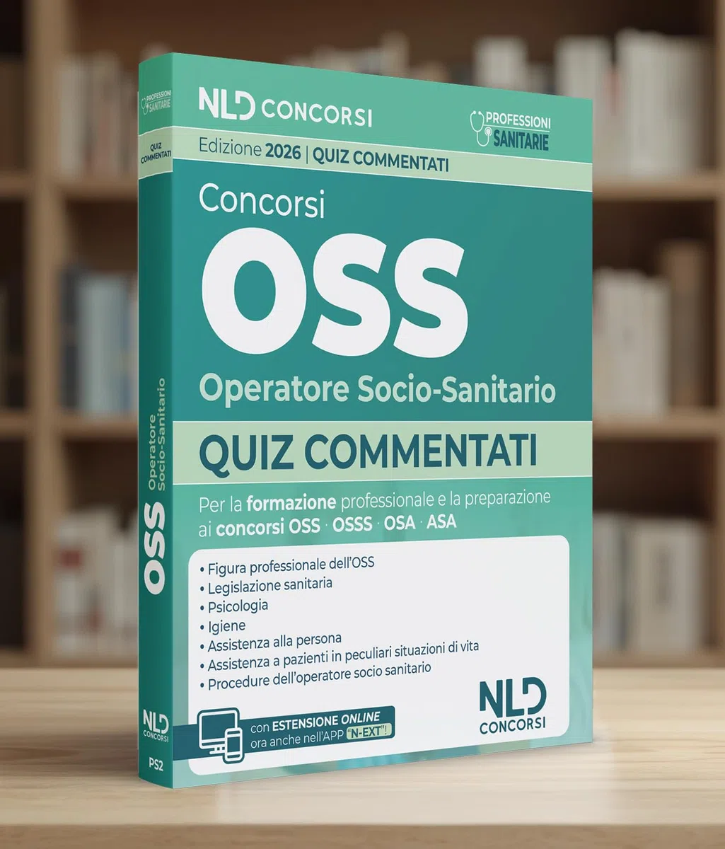 Concorsi OSS Operatore Socio-Sanitario 2026. Quiz commentati per la preparazione al concorso. Con espansione online