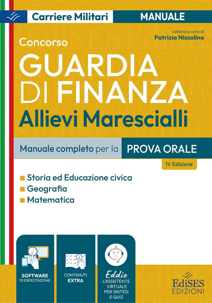 Concorso allievi marescialli Guardia di Finanza: manuale per la prova orale