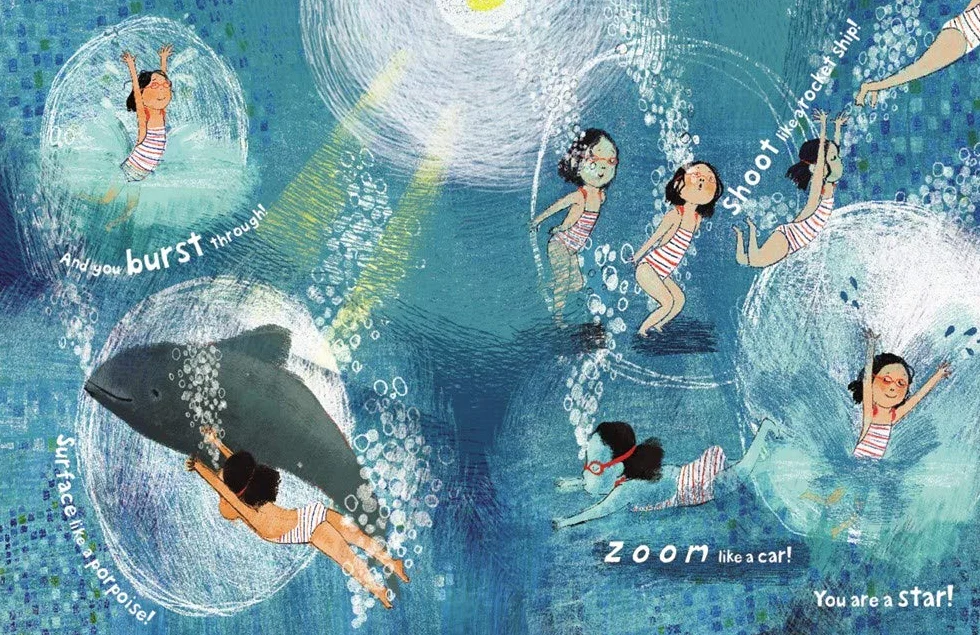 Bubbles . . . UP!: A Celebratory Picture Book About Pool Day Fun and Sibling Bravery for Kids (Ages 4-8)