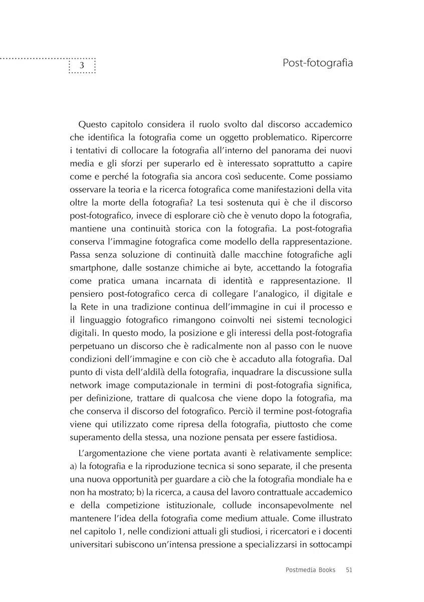 Dimenticare la fotografia