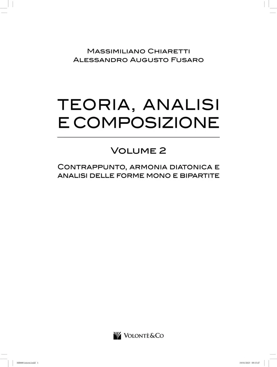 Teoria, analisi e composizione. Con Audio in download. Contrappunto, armonia diatonica forme mono e bipartite (Vol. 2)