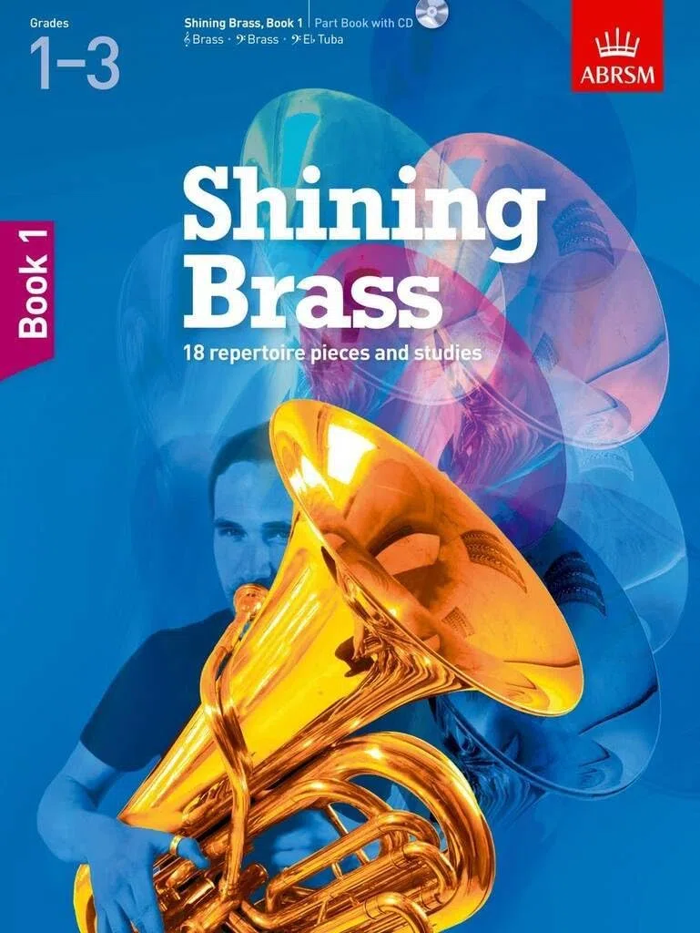 Shining Brass, Book 1: 18 Pieces for Brass, Grades 1-3, with CD