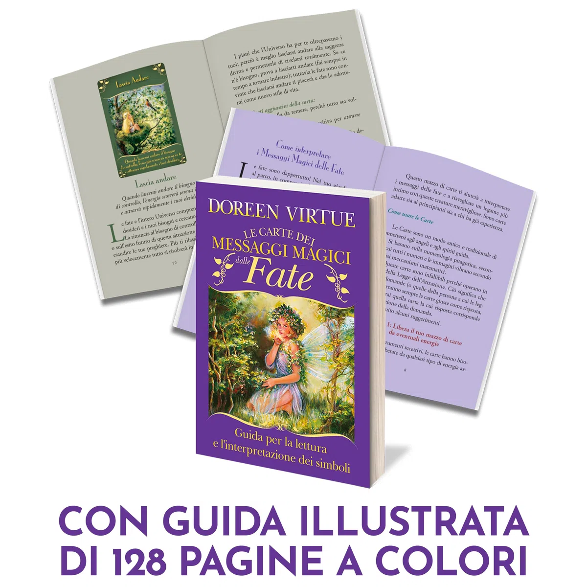 La Carte dei Messaggi Magici dalle Fate. 44 Carte con Guida per la Lettura e l'Interpretazione dei Simboli