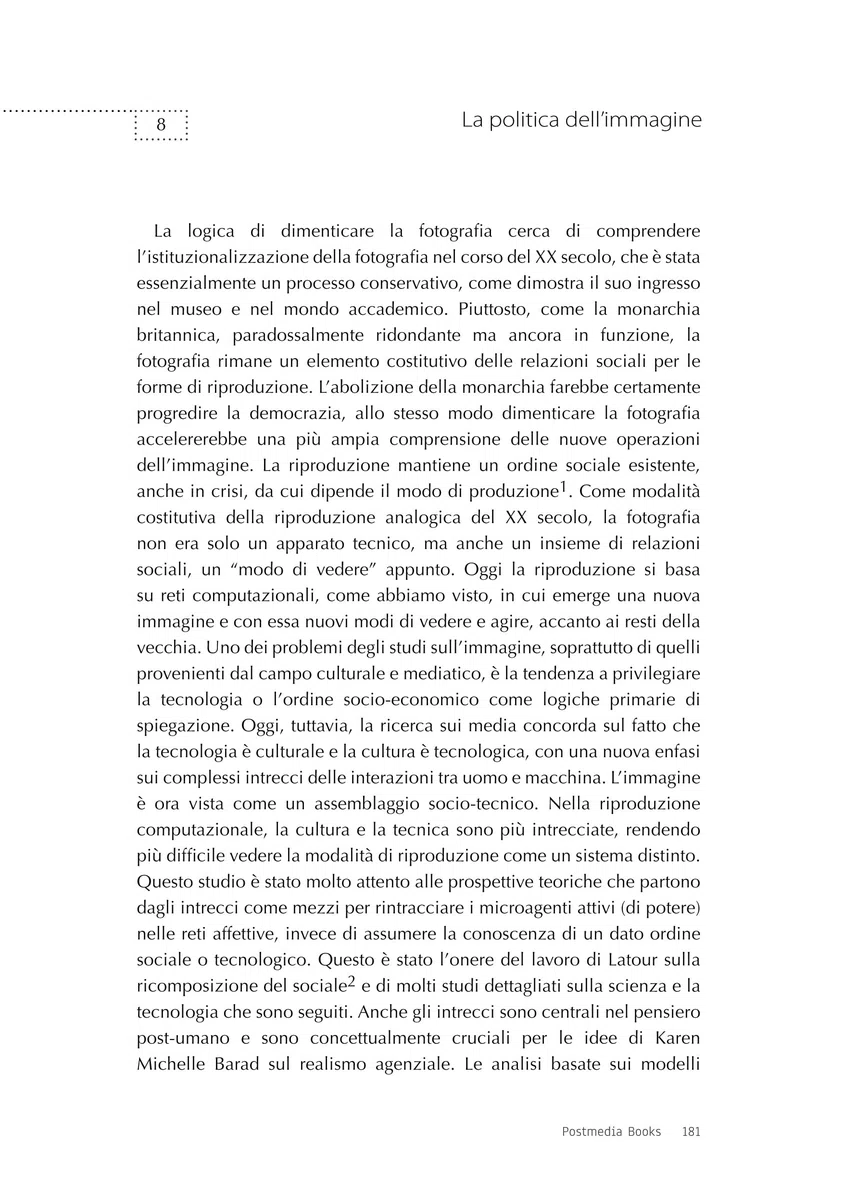 Dimenticare la fotografia