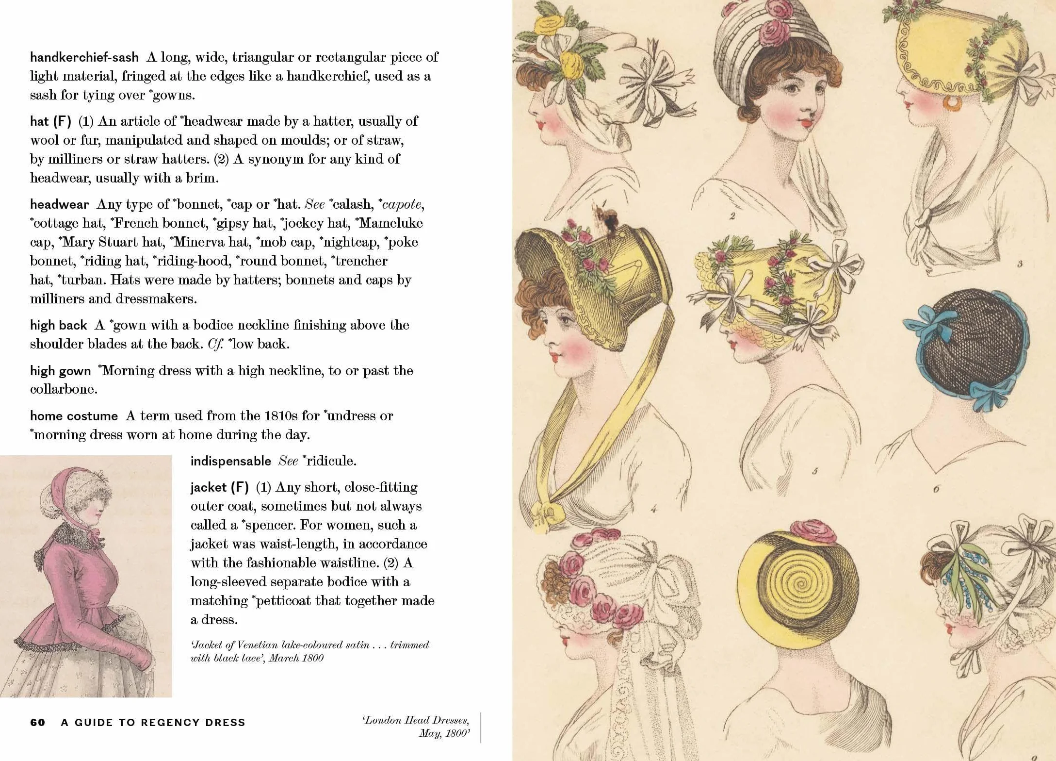 A Guide to Regency Dress : from Corsets and Breeches to Bonnets and Muslins