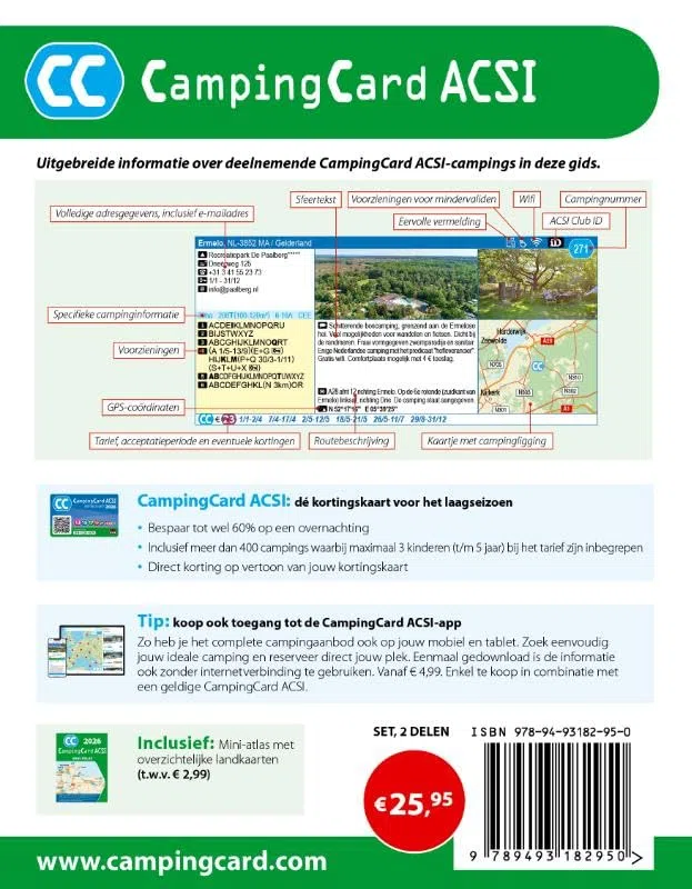 CampingCard ACSI 2026: Set 2 delen