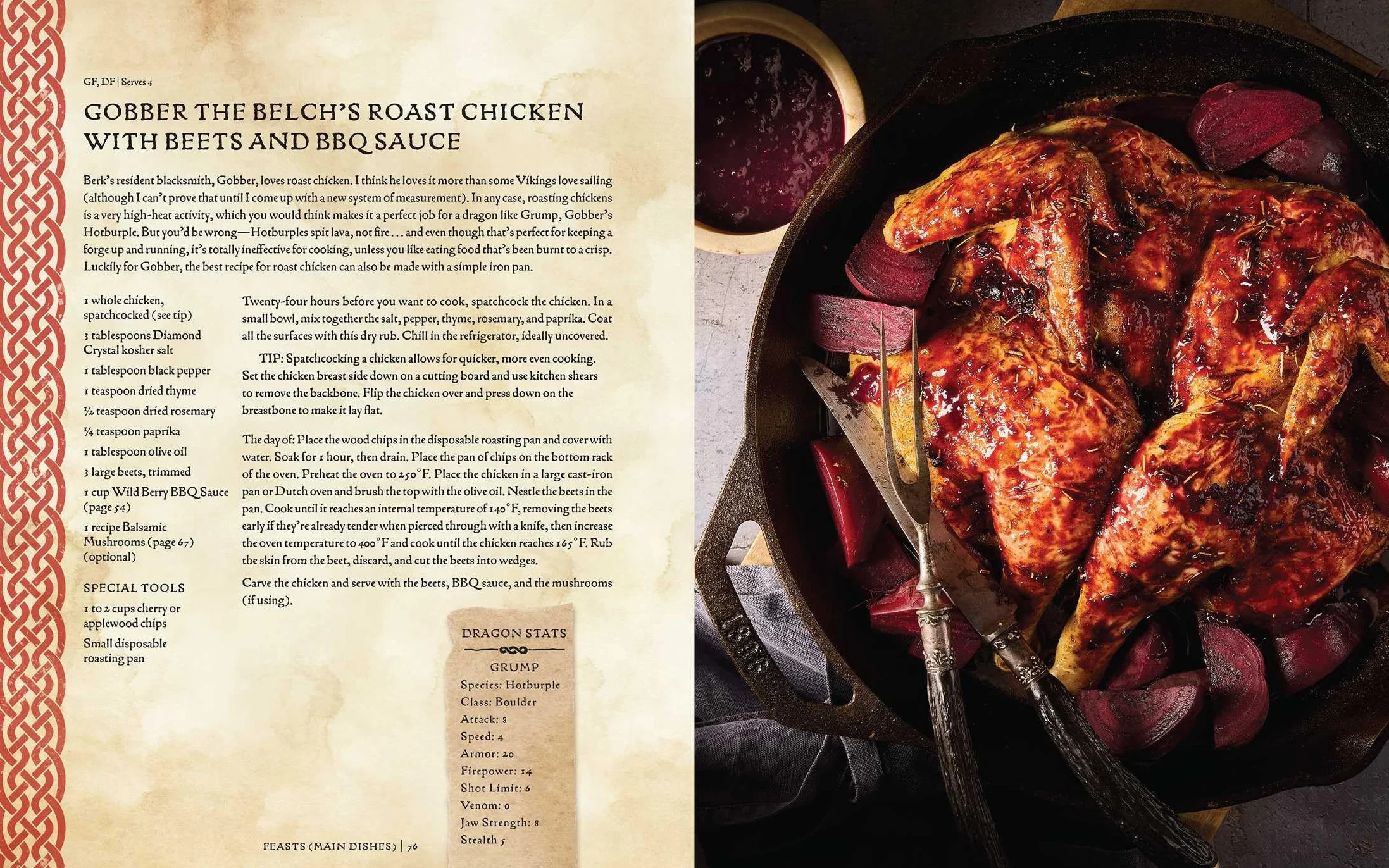 DreamWorks Dragons: Recipes from the Isle of Berk [Official Cookbook] : A Book of Feasts, Drinks, Desserts . . . and Dragons
