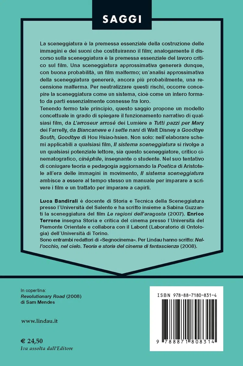 Il sistema sceneggiatura. Scrivere e descrivere i film