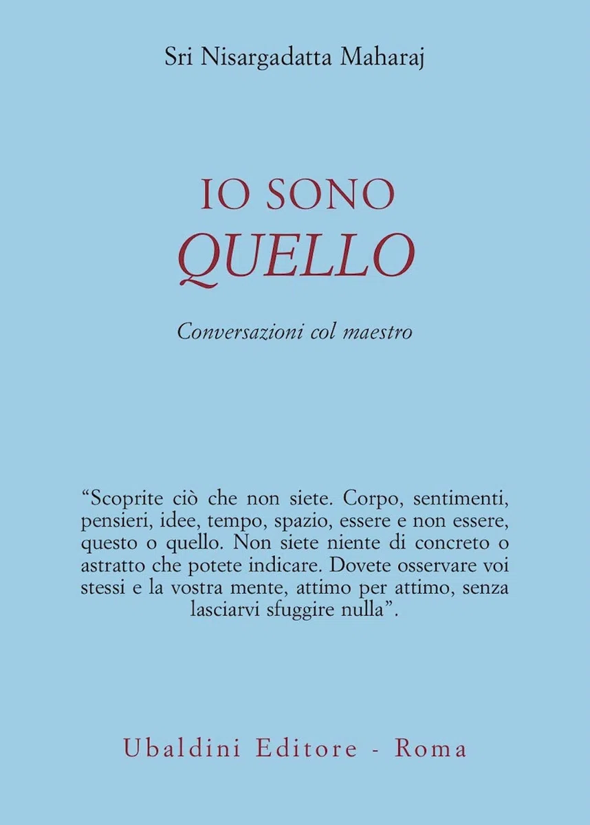 Io sono quello. Conversazioni con il maestro