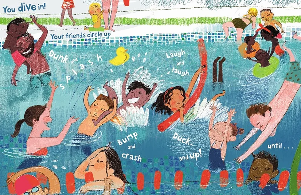 Bubbles . . . UP!: A Celebratory Picture Book About Pool Day Fun and Sibling Bravery for Kids (Ages 4-8)
