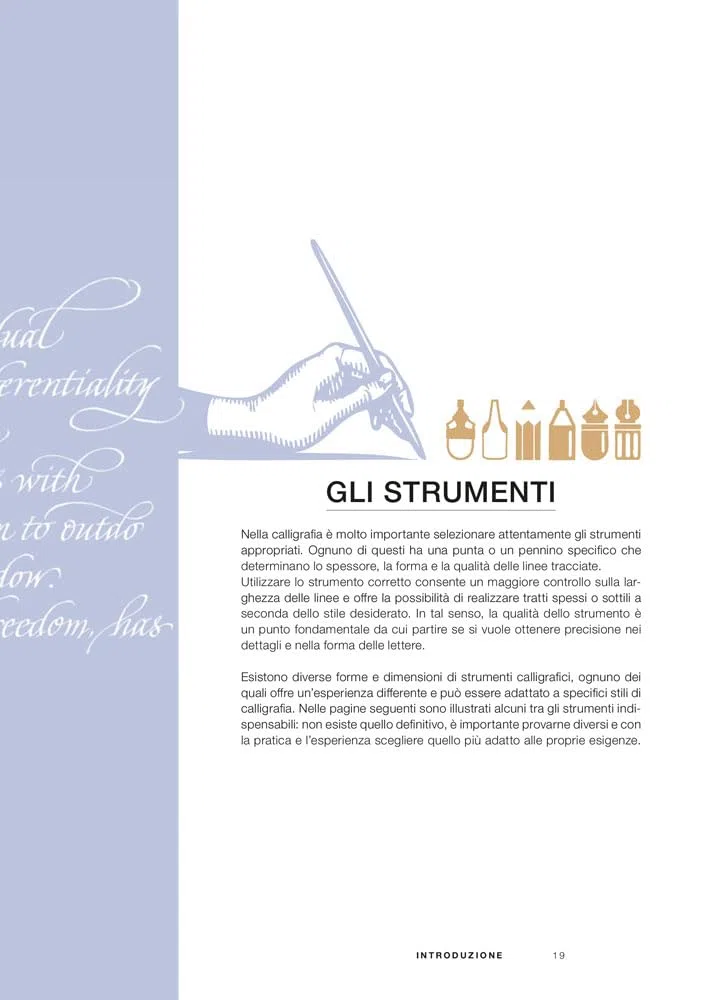 La grammatica della calligrafia
