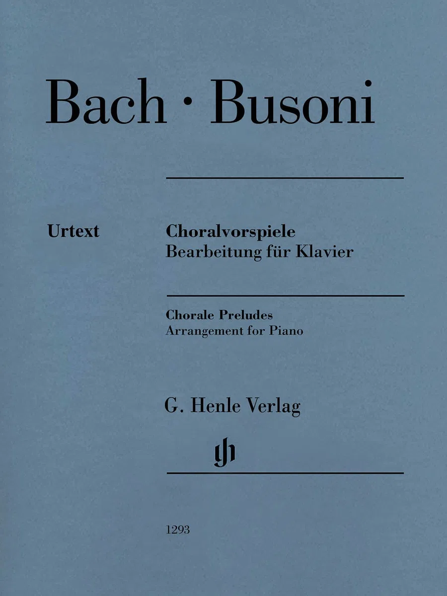 Choralvorspiele (Johann Sebastian Bach) - Bearbeitung für Klavier: Instrumentation: Piano solo