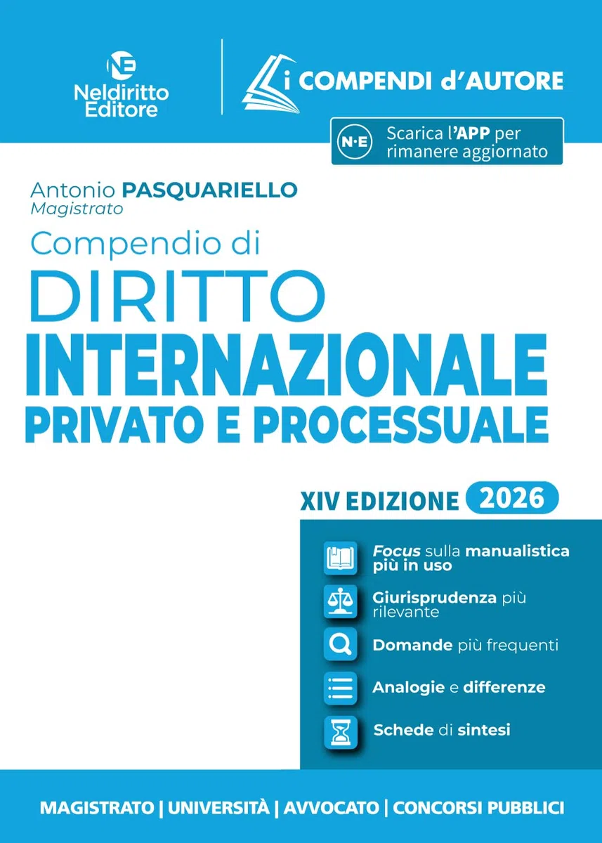 Compendio di diritto internazionale privato e processuale 2026