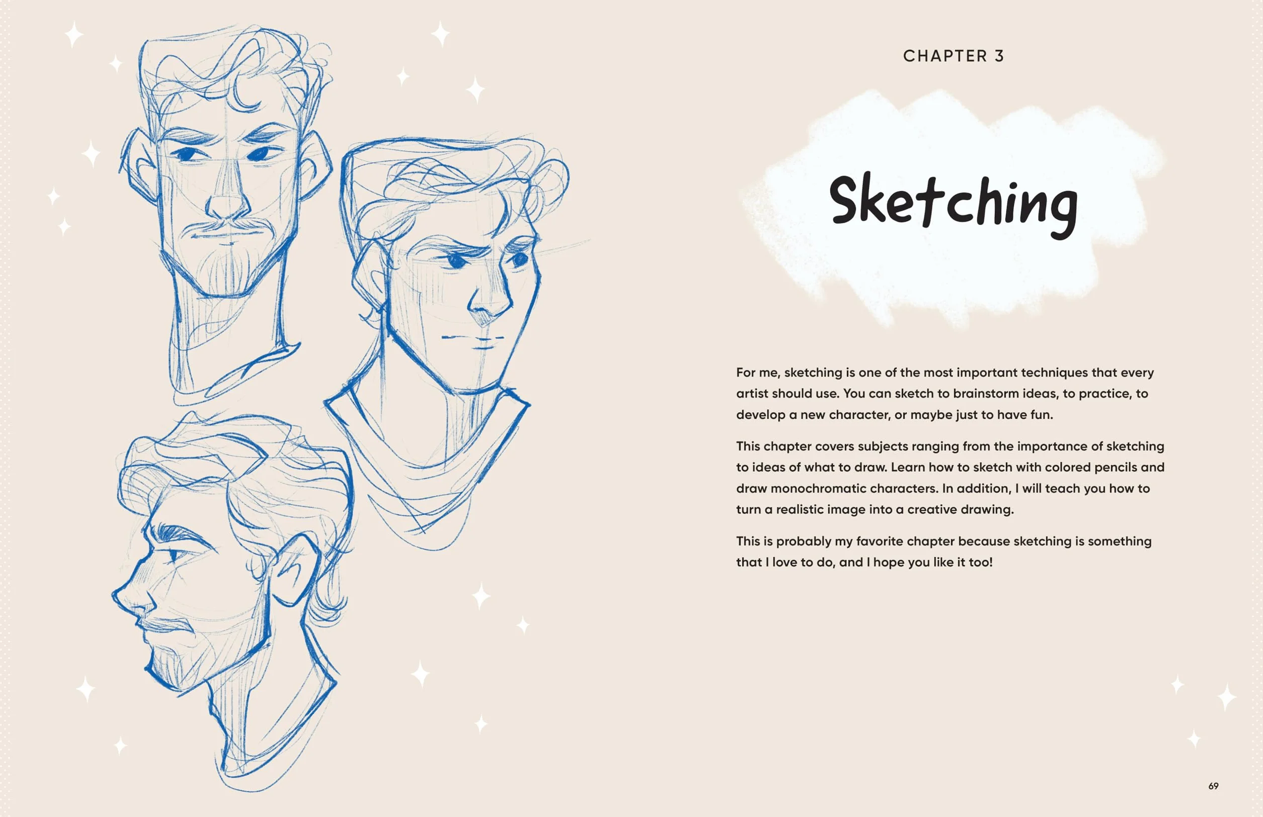 Dynamic Character Design: Draw faces and figures with pencil, markers, digital tools, and more