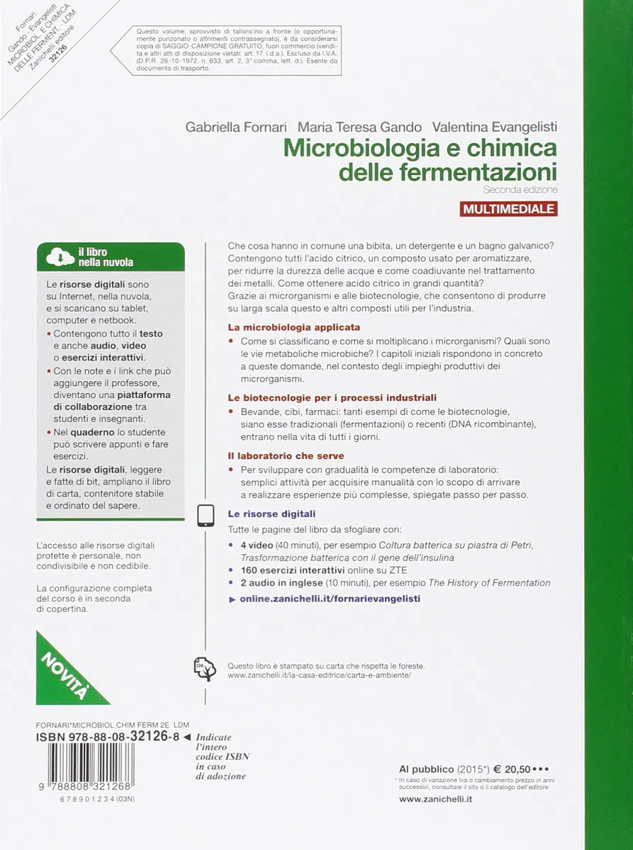 Microbiologia e chimica delle fermentazioni. Per le Scuole superiori. Con e-book. Con espansione online