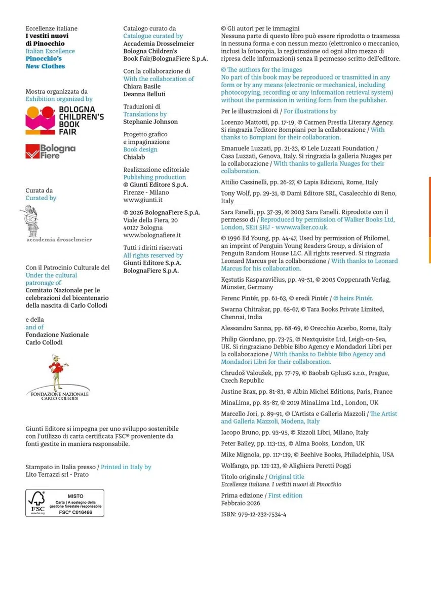 Eccellenze italiane. I vestiti nuovi di Pinocchio-Italian excellence. Pinocchio's new clothes. Ediz. bilingue