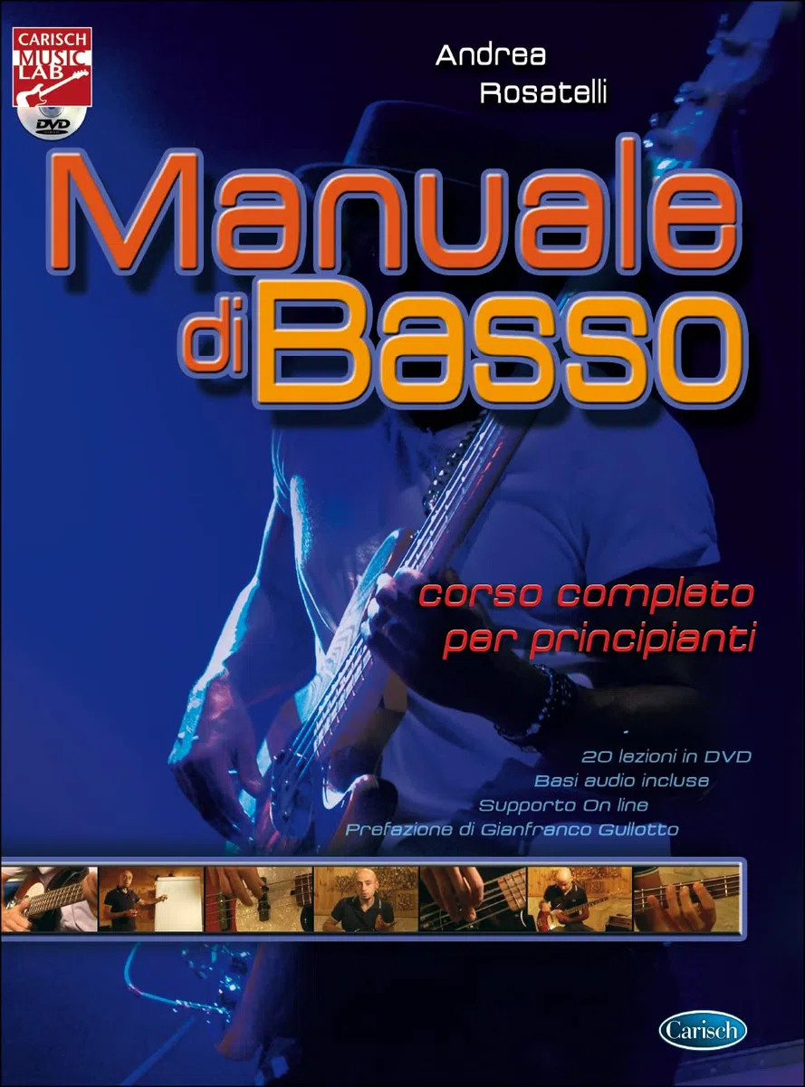 Manuale di basso. Corso completo per principianti. Con DVD: Carisch Music Lab Italia