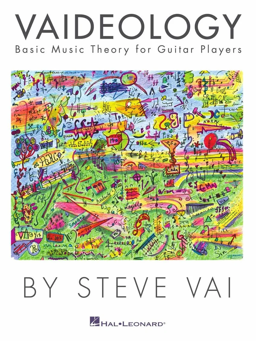 Vaideology: Basic Music Theory for Guitar Players by Steve Vai | Libro di teoria musicale per chitarra in lingua inglese con esercizi su lettura musicale tonalità scale accordi modi ritmo e armonia