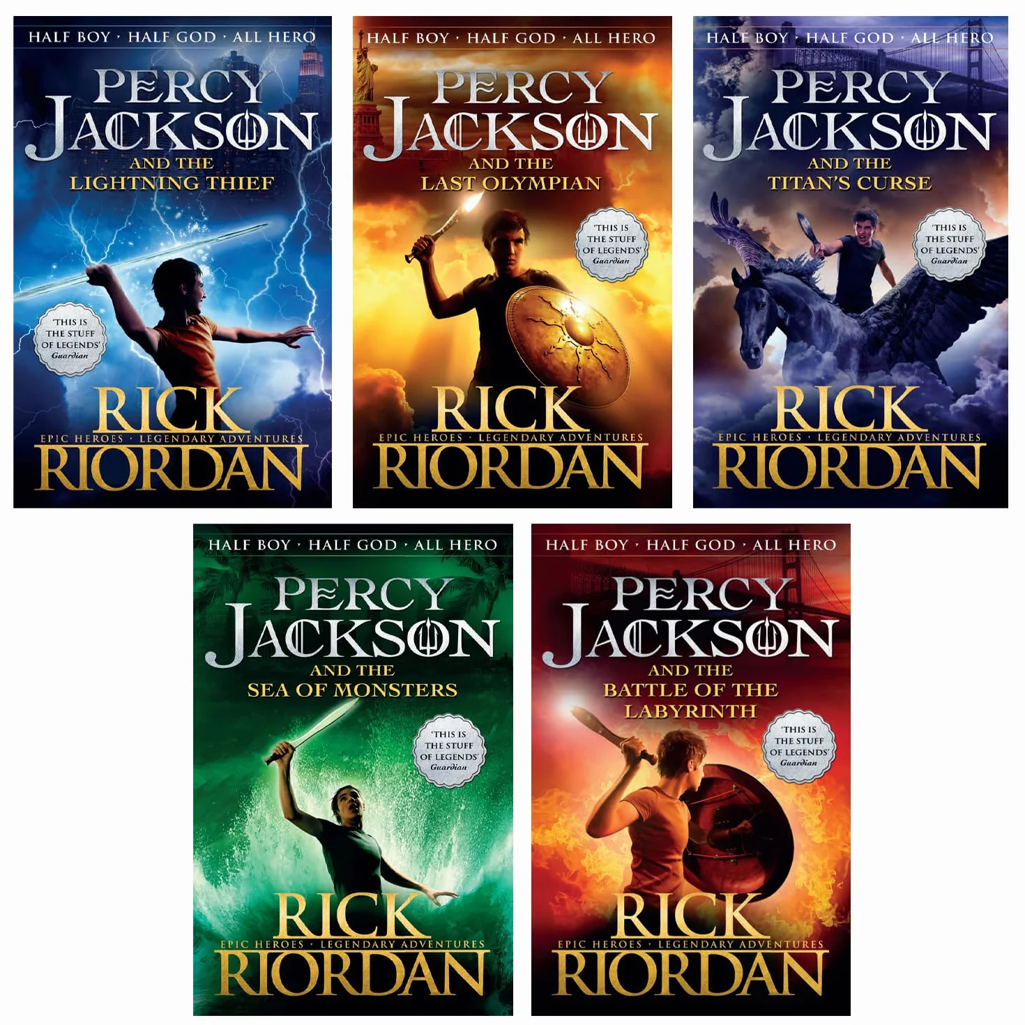 Penguin Random House Percy Jackson: Complete Series