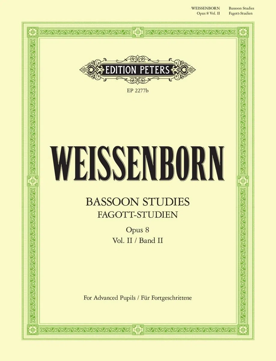 Bassoon Studies Op. 8: For Advanced Learners Ger/Eng (2)