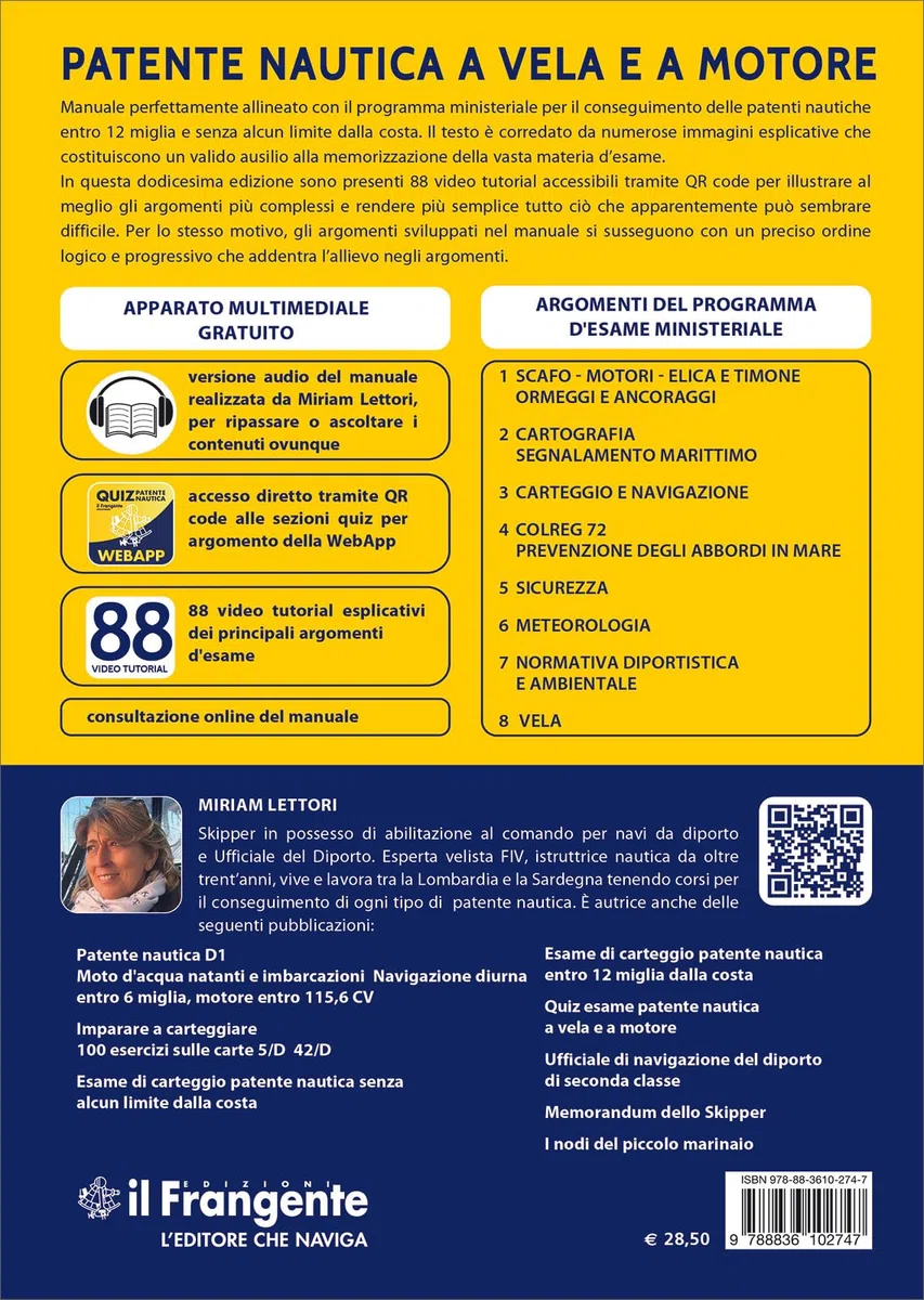 Patente nautica a vela e a motore. Con espansione online. Con File audio online